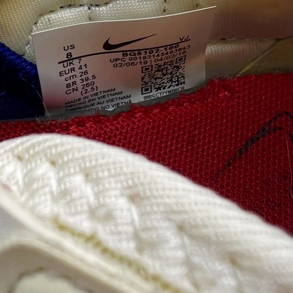 Nike Shoes Men Size 8 Huarache Type USA Summit White Blue Sneakers BQ5102-100 - Picture 5 of 5